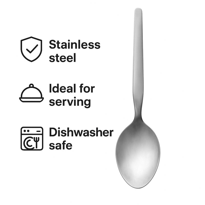 REGENT RICE SPOON STAINLESS STEEL, 275MM