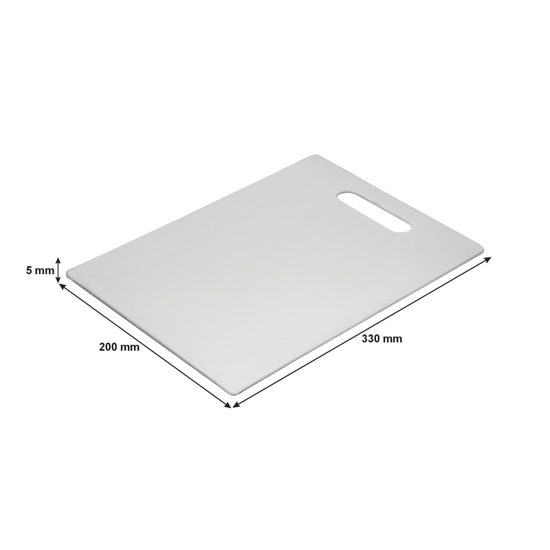 REGENT KITCHEN CUTTING BOARD PP PLASTIC WHITE, 330X200MM
