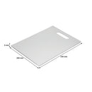 REGENT KITCHEN CUTTING BOARD PP PLASTIC WHITE, 330X200MM