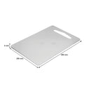 REGENT KITCHEN CUTTING BOARD PP PLASTIC WHITE, 380X250MM