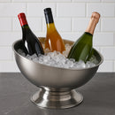 BAR BUTLER FOOTED ANGLED CHAMPAGNE BOWL STAINLESS STEEL, 9L