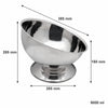 BAR BUTLER FOOTED ANGLED CHAMPAGNE BOWL STAINLESS STEEL, 9L