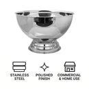 BAR BUTLER FOOTED CHAMPAGNE/ICE BOWL WITHOUT HANDLES ST STEEL, 12L