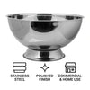 BAR BUTLER FOOTED CHAMPAGNE/ICE BOWL WITHOUT HANDLES ST STEEL, 14LT