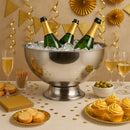 BAR BUTLER FOOTED CHAMPAGNE/ICE BOWL WITHOUT HANDLES ST STEEL, 14LT