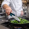 REGENT TONGS STAINLESS STEEL POLYCOATED GREEN, 317MM