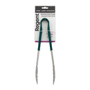 REGENT TONGS STAINLESS STEEL POLYCOATED GREEN, 317MM