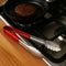REGENT TONGS STAINLESS STEEL POLYCOATED RED, 317MM
