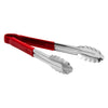 REGENT TONGS STAINLESS STEEL POLYCOATED RED, 317MM
