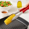 REGENT TONGS STAINLESS STEEL POLYCOATED RED, (317X40X20MM)