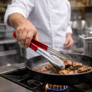 REGENT TONGS STAINLESS STEEL POLYCOATED RED, 317MM