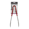 REGENT TONGS STAINLESS STEEL POLYCOATED RED, 317MM