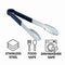 REGENT TONGS STAINLESS STEEL POLYCOATED BLUE, 317MM