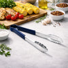 REGENT TONGS STAINLESS STEEL POLYCOATED BLUE, 317MM