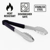 REGENT TONGS STAINLESS STEEL POLYCOATED BLUE, (317X40X20MM)