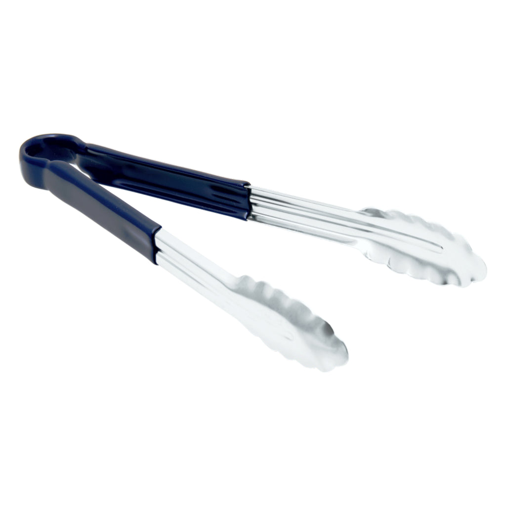 REGENT TONGS STAINLESS STEEL POLYCOATED BLUE, 317MM