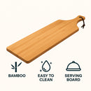REGENT BAMBOO LONG PADDLE SERVING BOARD, 570X160MM