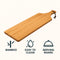 REGENT BAMBOO LONG PADDLE SERVING BOARD, 570X160MM