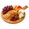 REGENT BAMBOO ROUND PADDLE SERVING BOARD WITH RING, 430X275MM DIA