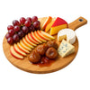 REGENT BAMBOO ROUND PADDLE SERVING BOARD WITH RING, 430X275MM DIA