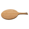 REGENT BAMBOO ROUND PADDLE SERVING BOARD WITH RING, 430X275MM DIA