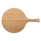 REGENT BAMBOO ROUND PADDLE SERVING BOARD WITH RING, (430/275MM DIAX15MM)