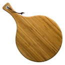 REGENT BAMBOO ROUND PADDLE SERVING BOARD WITH RING, (430/275MM DIAX15MM)