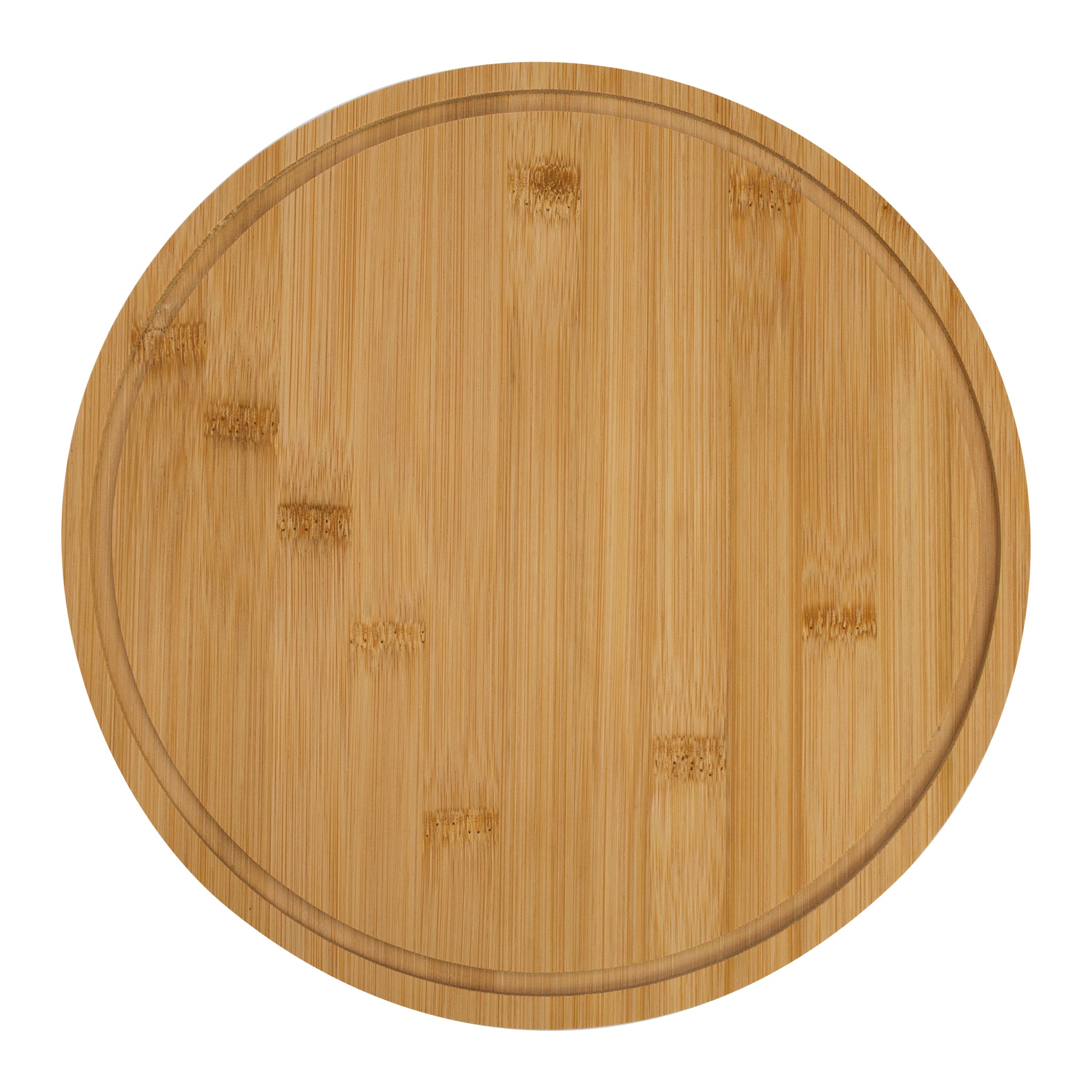 REGENT BAMBOO REVERSABLE CUTTING/SERVING BOARD WITH DOME LID, 260MM DIA