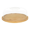 REGENT BAMBOO REVERSABLE CUTTING/SERVING BOARD WITH DOME LID, 260MM DIA