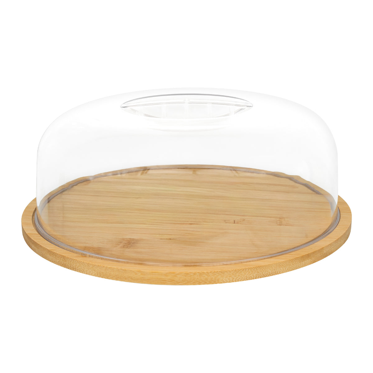 REGENT BAMBOO REVERSABLE CUTTING/SERVING BOARD WITH DOME LID, 260MM DIA