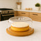 REGENT BAMBOO REVERSABLE CUTTING/SERVING BOARD WITH DOME COVER, 280MM DIA