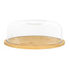REGENT BAMBOO REVERSABLE CUTTING/SERVING BOARD WITH DOME LID, 260MM DIA