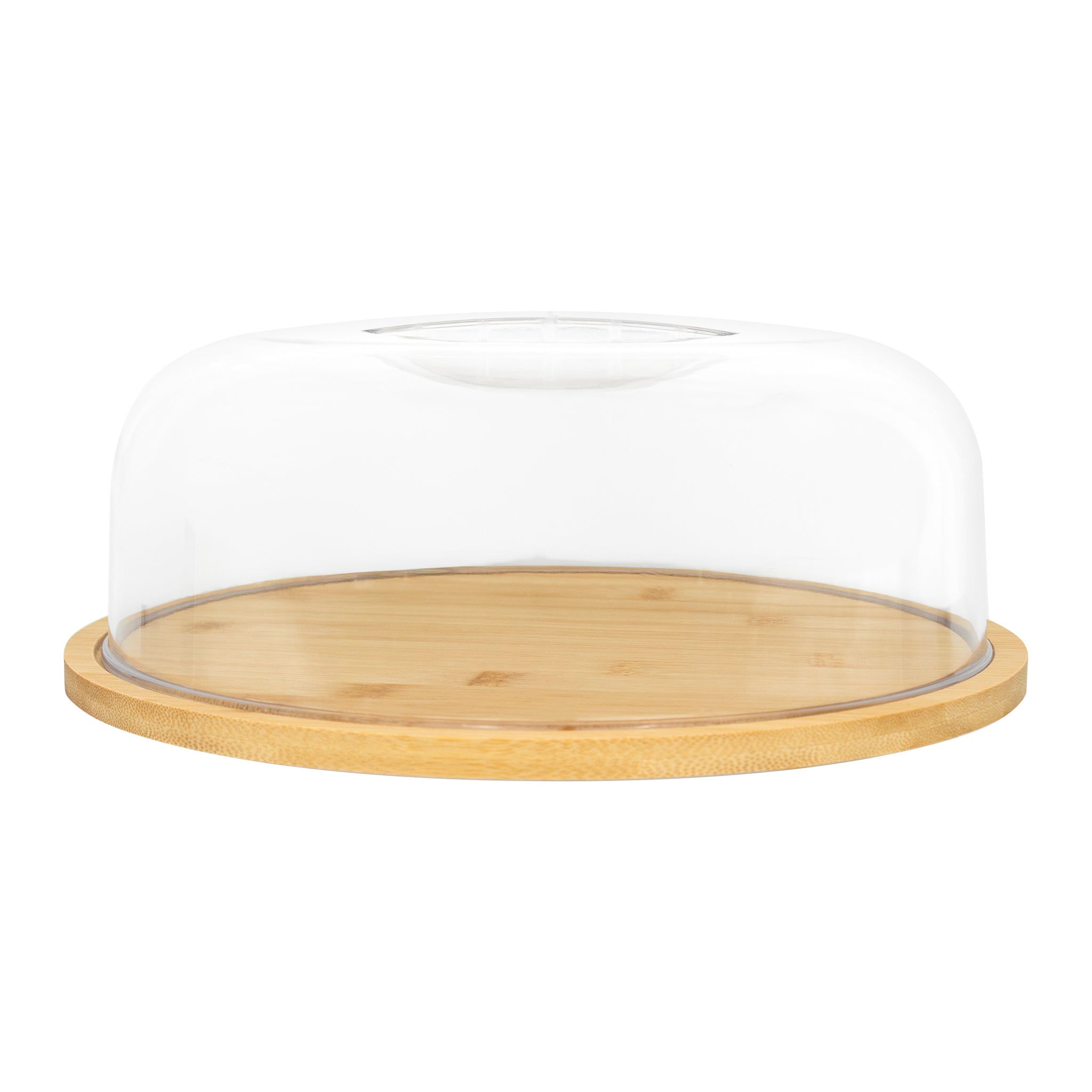 REGENT BAMBOO REVERSABLE CUTTING/SERVING BOARD WITH DOME LID, 260MM DIA