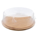 REGENT BAMBOO REVERSABLE CUTTING/SERVING BOARD WITH DOME COVER, 280MM DIA