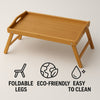 REGENT BAMBOO BED TRAY WITH FOLDABLE LEGS, 500X300MM