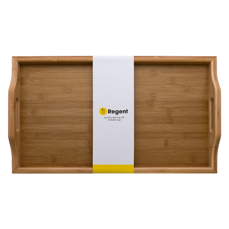 REGENT BAMBOO BED TRAY WITH FOLDABLE LEGS, (500X300MM)