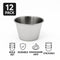 REGENT SAUCE CUP STAINLESS STEEL 1 DOZ, 56ML - 38X55MM DIA