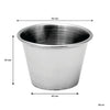 REGENT SAUCE CUP STAINLESS STEEL 70ML 12PK, 56MM DIA