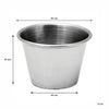 REGENT SAUCE CUP STAINLESS STEEL 70ML 12PK, 56MM DIA