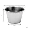 REGENT SAUCE CUP STAINLESS STEEL 1 DOZ, 56ML (55MM DIAX38MM)