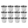 REGENT SAUCE CUP STAINLESS STEEL 70ML 12PK, 56MM DIA