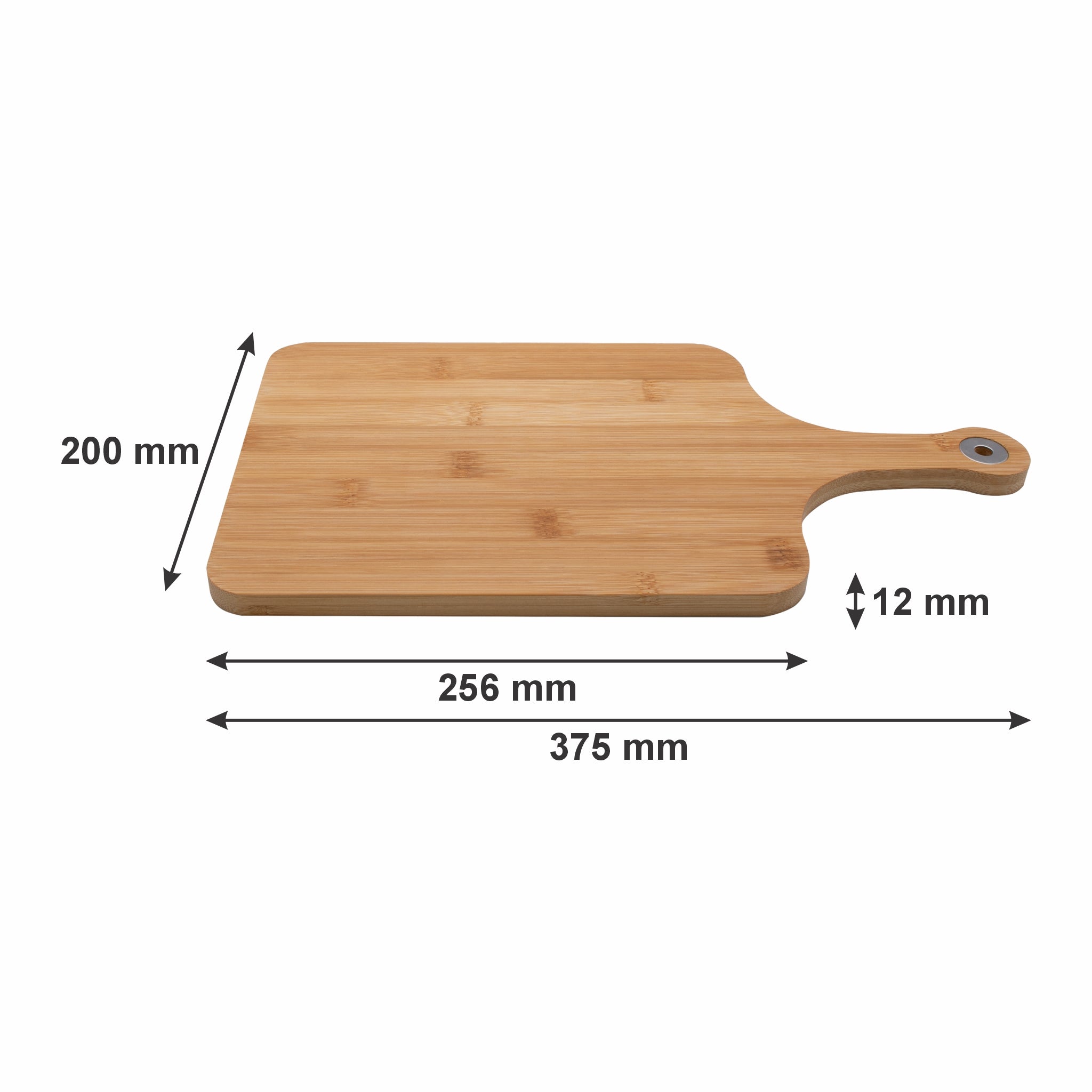 REGENT BAMBOO PADDLE SERVING BOARD, 375X256MM