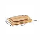 REGENT BAMBOO CUTTING BOARD 2PK SET, 205X155MM | 305X225MM
