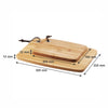 REGENT BAMBOO CUTTING BOARD 2 PIECE SET, (205X155X12MM | 305X225X12MM)