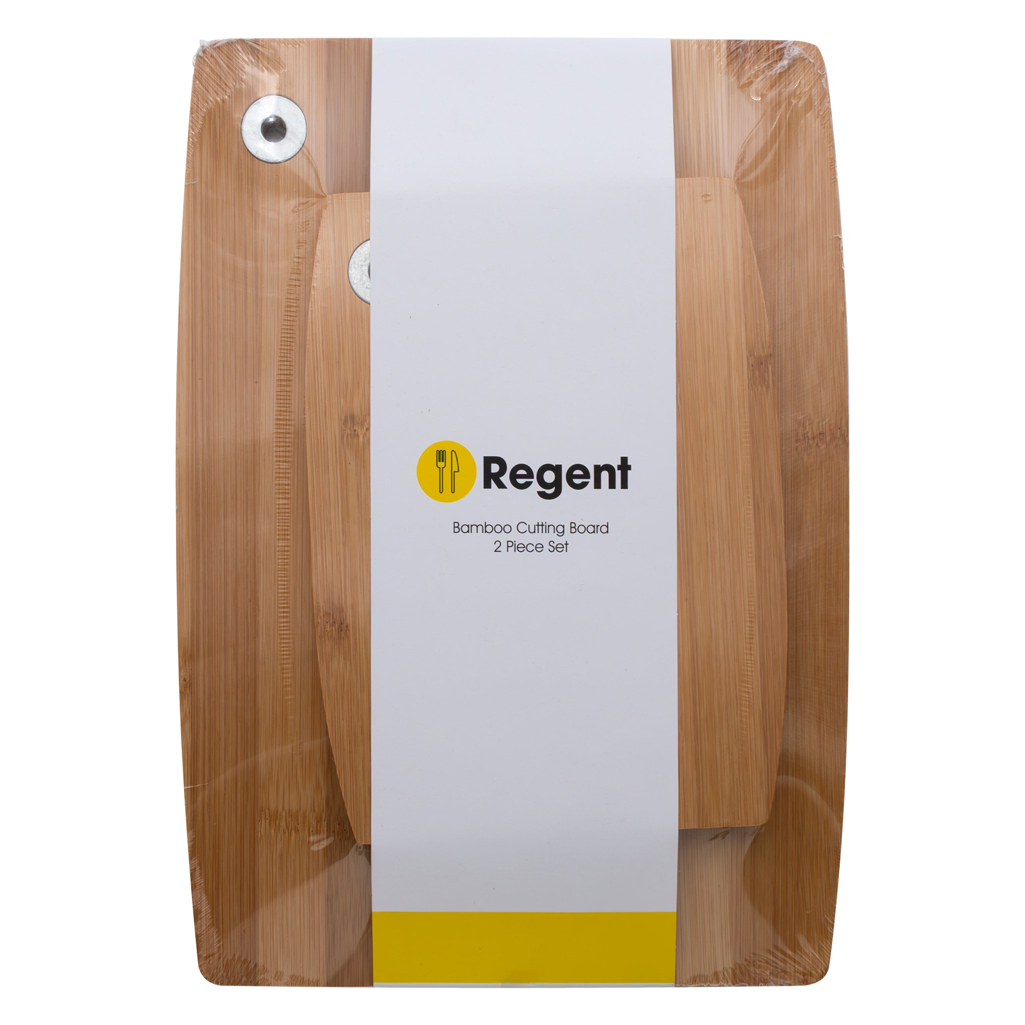 REGENT BAMBOO CUTTING BOARD 2PK SET, 205X155MM | 305X225MM