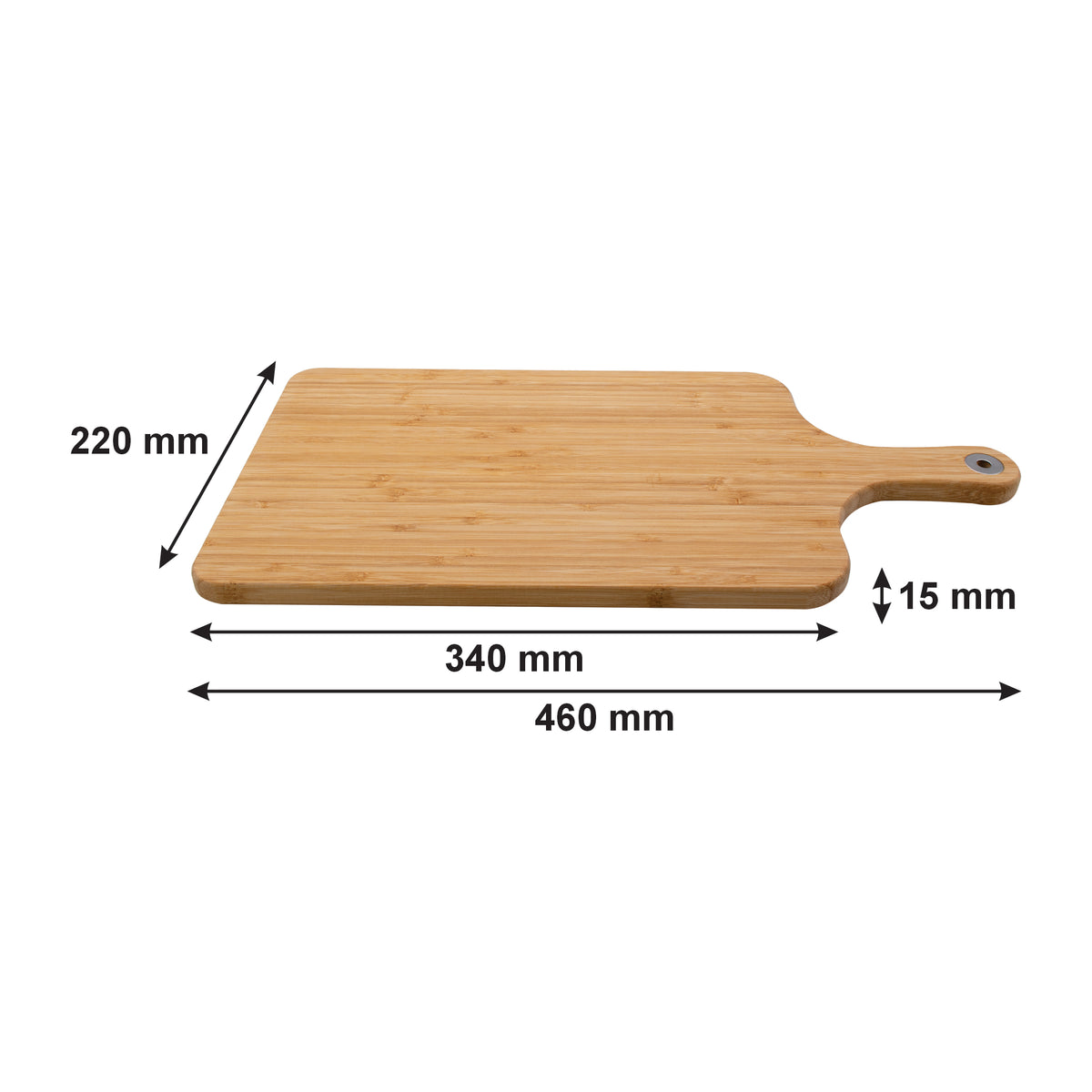 REGENT BAMBOO PADDLE CUTTING BOARD WITH RING