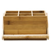 REGENT BAMBOO CADDY WITH HANDLE, 6 DIVISION, (205X140X235MM)
