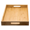 REGENT BAMBOO TRAYS WITH HANDLE 2PCS SET, 410X281MM l 435X305MM