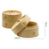 REGENT BAMBOO ORIENTAL STEAMER 1 TIER WITH LID, 240MM DIA