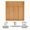 REGENT BAMBOO CUTLERY TRAY, 320X260MM